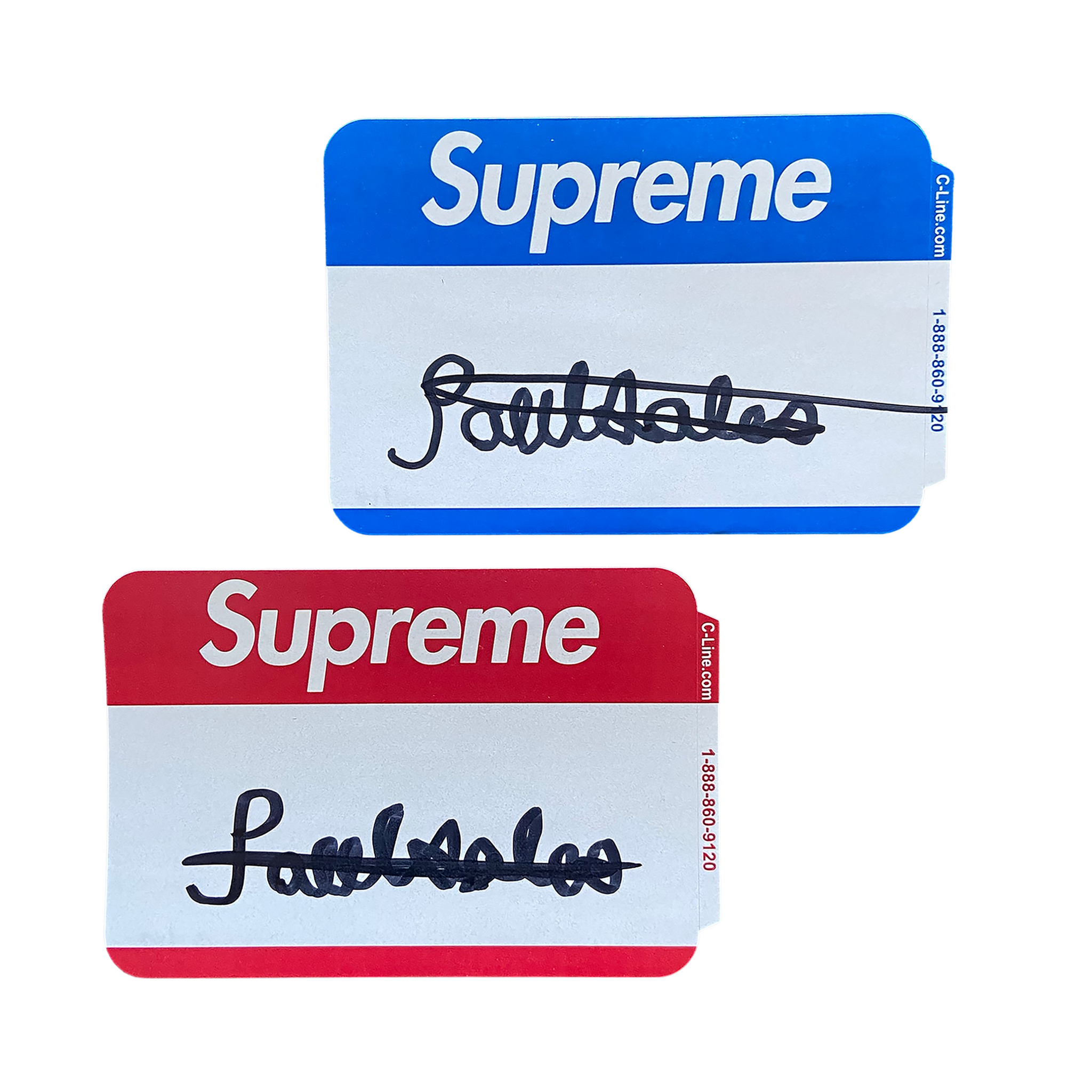 Paul Soles Signed Supreme Stickers